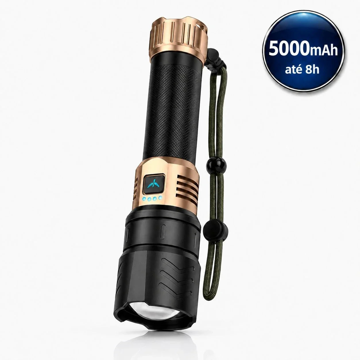 Lanterna Tática LED 3000 Lúmens com Lente de Ignição Multifuncional à Prova d'Água | FYREBEAM™