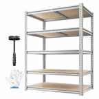 Estante Metálica Ajustável 5 Níveis – 915 kg | FlexiRack™