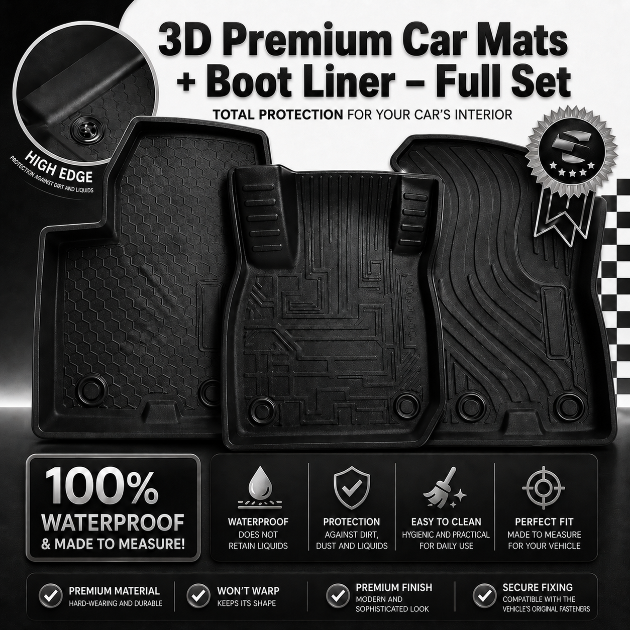 Tapetes 3D Premium FIXARO - imagem 1
