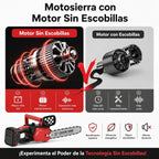 Motosserra sem Fio Brushless 12” com 2 Baterias 4.0Ah e 3 Correntes CUTVORA™