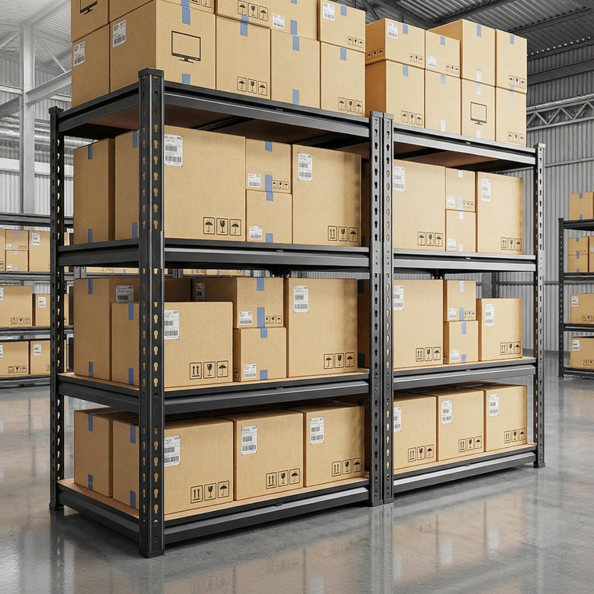 Estante Metálica Ajustável 5 Níveis – 915 kg | FlexiRack™