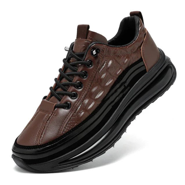 Sapato de Couro Croco Cavalheiro Elite — Ortopédico Masculino