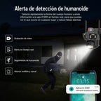 Câmera de Segurança Wi-Fi Externa 6MP com Lente Dupla e Visão Panorâmica PANORVIA™