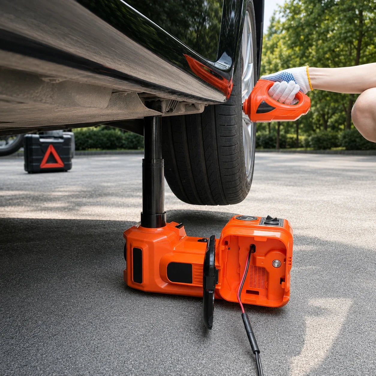 Macaco Hidráulico Elétrico 4 em 1, 5 Toneladas 12V - ALZAVIX™