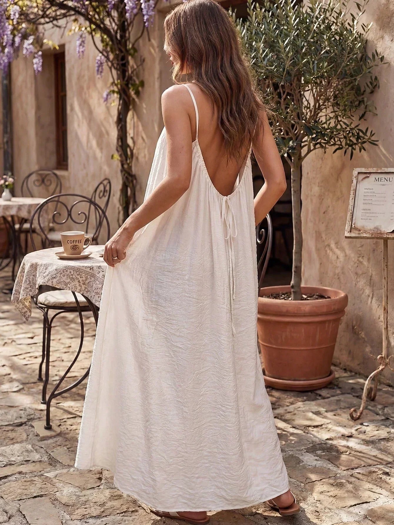Vestido Feminino Costas Nuas Ultraleve - DOUCÉVA™