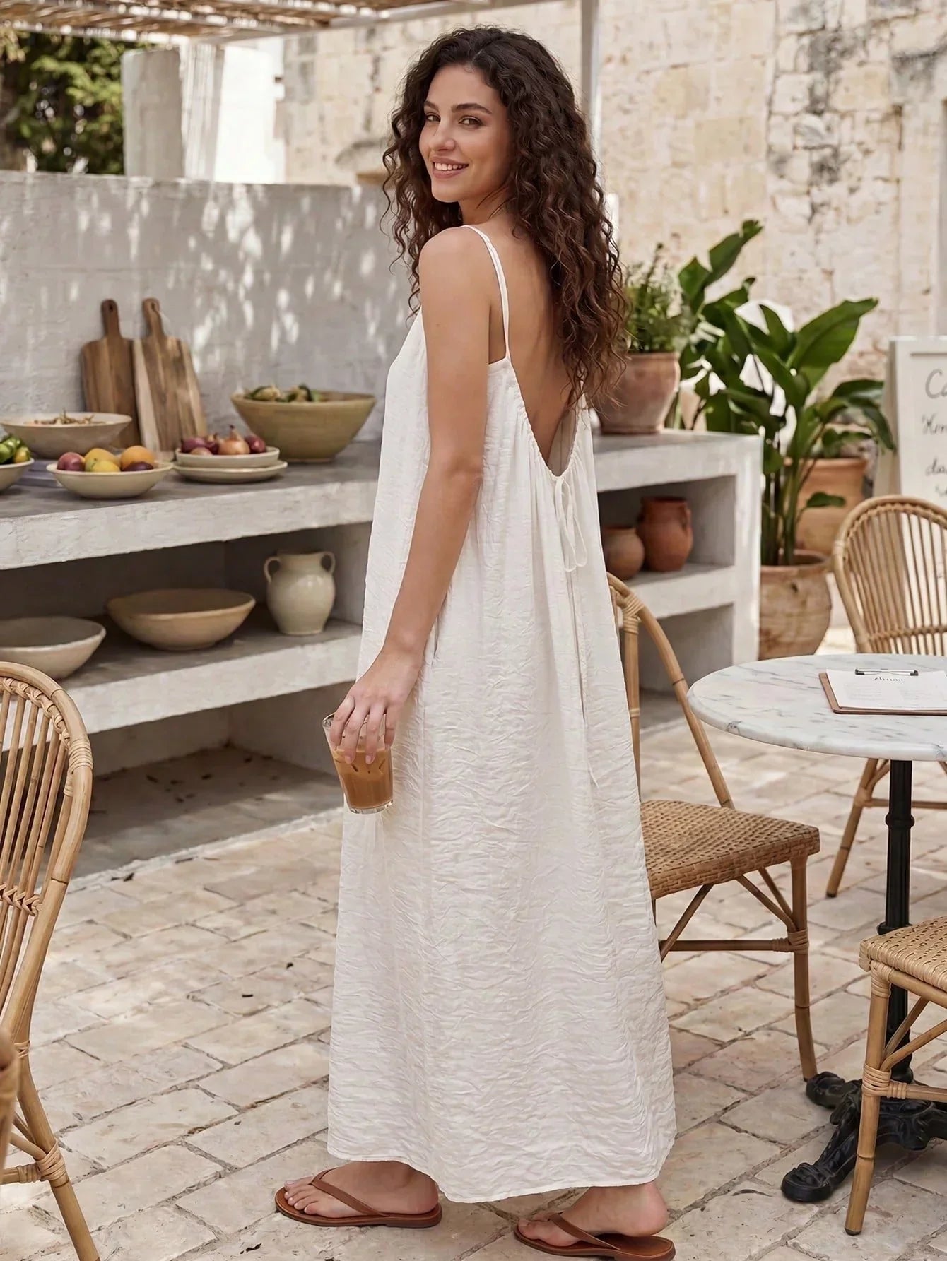 Vestido Feminino Costas Nuas Ultraleve - DOUCÉVA™
