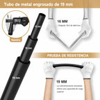 Guarda-Roupa Portátil Grande com Capa, 6 Prateleiras e 3 Barras para Pendurar WARDLORA™