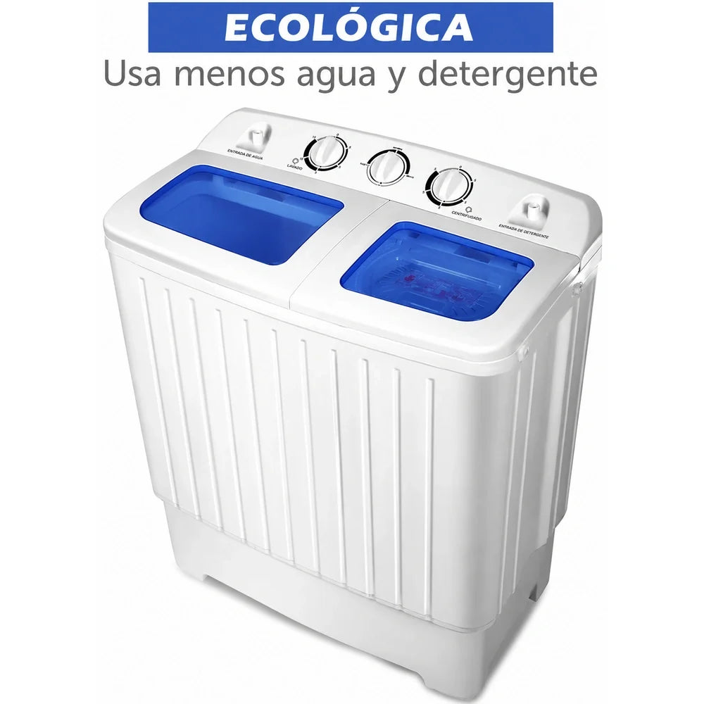 Lavadora Portátil 5,5 kg 2 em 1 com Centrifugação - LAVAXIS™